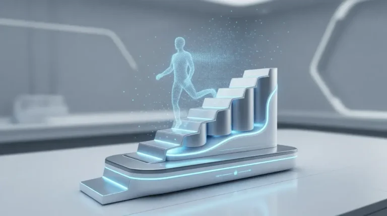 Is Apple Teleport real concept illustration showing Apple-style futuristic teleportation